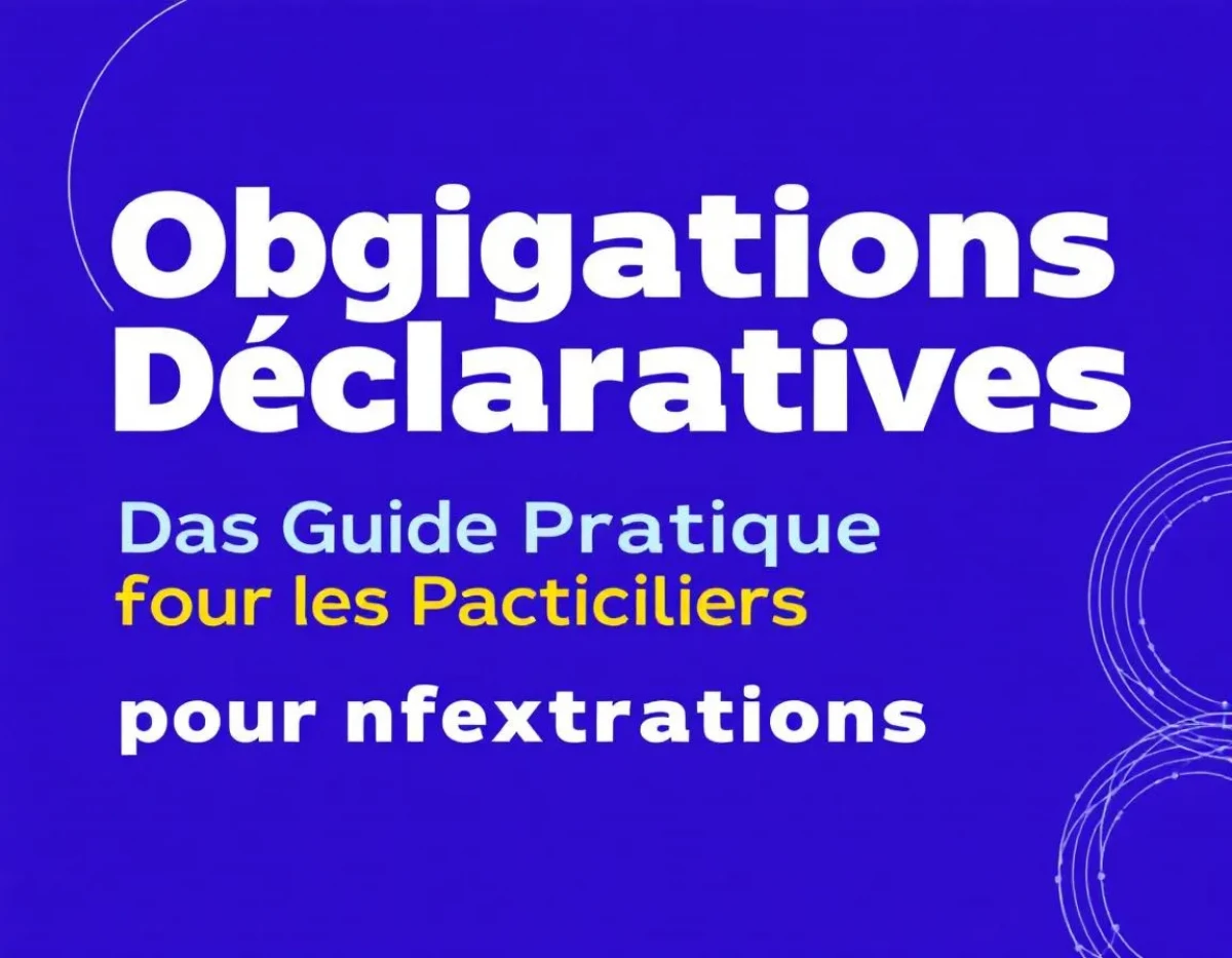 Obligations Déclaratives : Guide Pratique pour les Particuliers