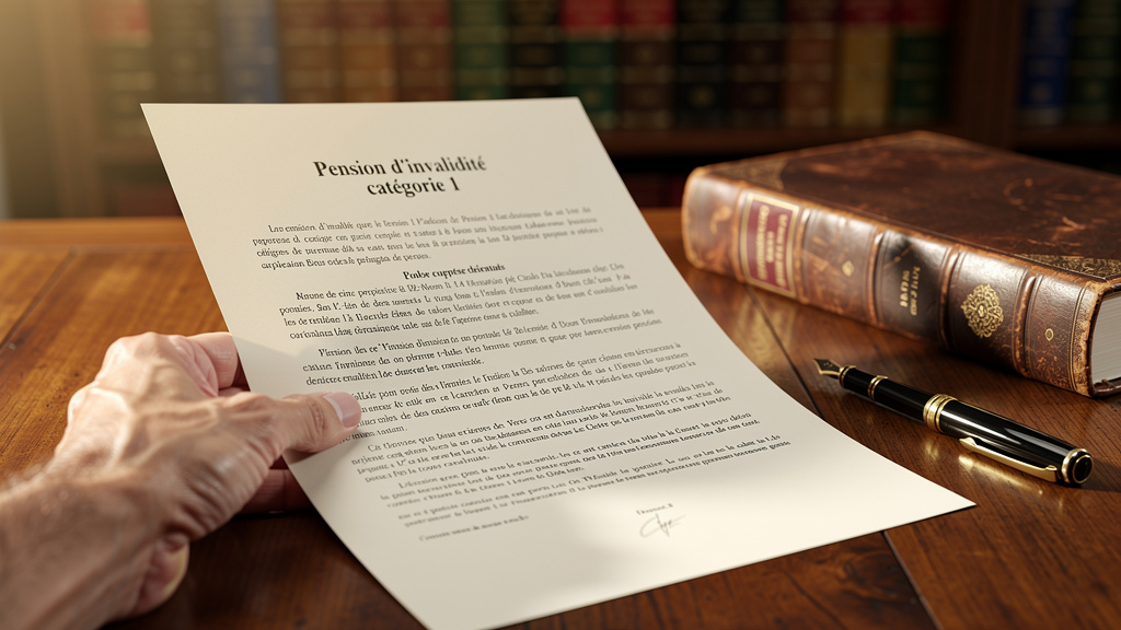 Pension d'invalidité catégorie 1 : les recours possibles